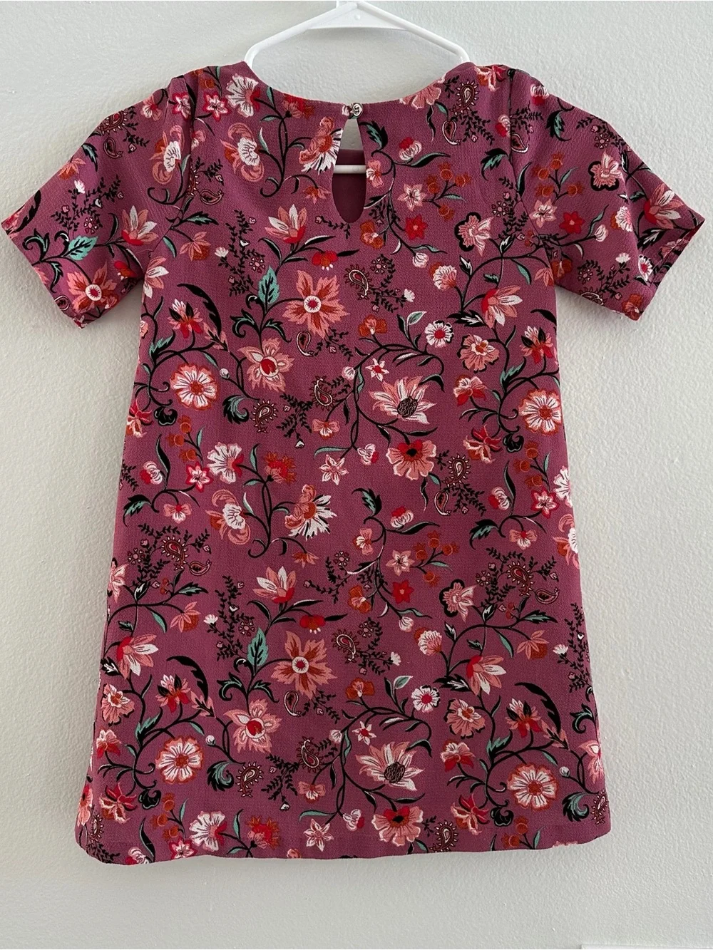 Gianni Bini GB Girls Mauve Floral Cottagecore Dress Size 6X